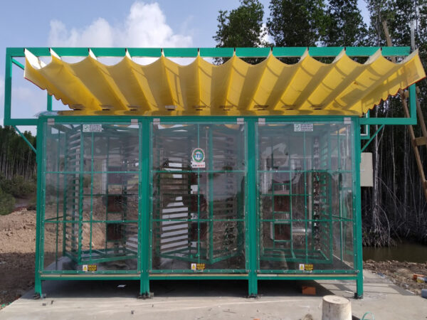 Buồng Sấy Đa Năng Trục Đứng Ứng Dụng Năng Lượng Mặt Trời - Công Suất 270kg