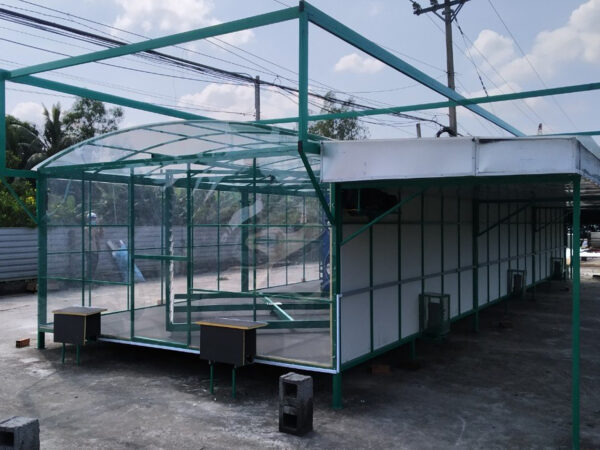 Buồng Sấy Bong Bóng Cá Tra Trục Đứng Ứng Dụng Năng Lượng Mặt Trời - Công Suất 900kg