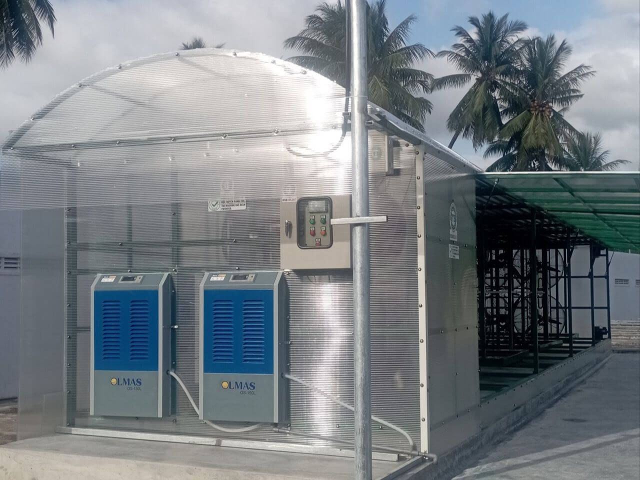 Máy Sấy Khô Cá Ghim (Cá Đù Biển Xa) Công Suất 1000 Kg Mỗi Mẻ Sấy