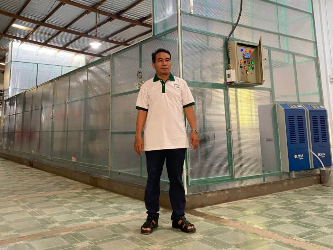 Máy Sấy Bún Khô Ứng Dụng Năng Lượng Mặt Trời - Công Suất 500kg 