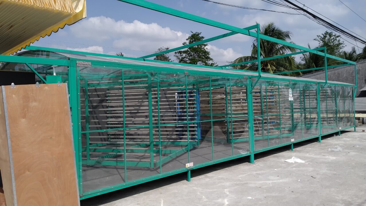 Máy Sấy Cá Khô Công Nghiệp - Sấy Bong Bóng Cá Basa Công Suất 900kg 